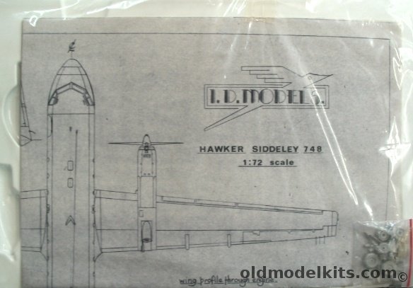 ID Models 1/72 Hawker Siddeley HS-748 with Metal Details plastic model kit